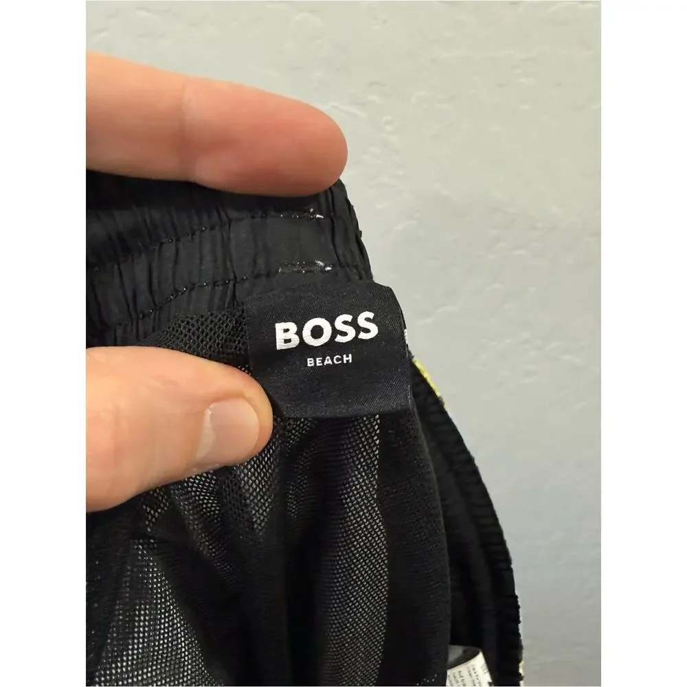 BOSS Hugo Boss Prianha Graphic Swim Trunks Size XL